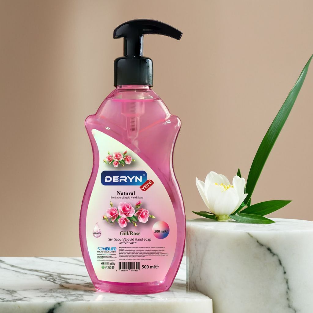 Gül kokulu sıvı sabun 500 ml