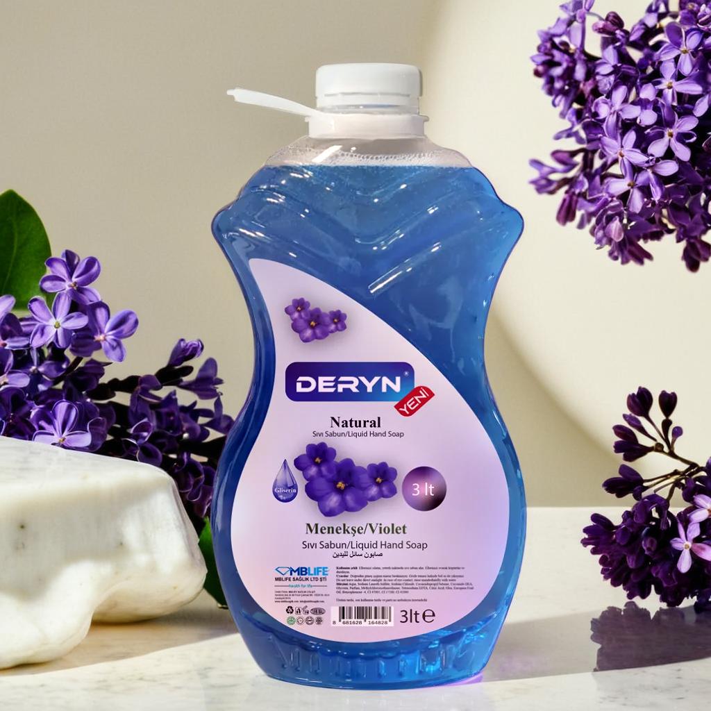 Deryn menekşe kokulu sıvı sabun - Zarif ve hoş koku