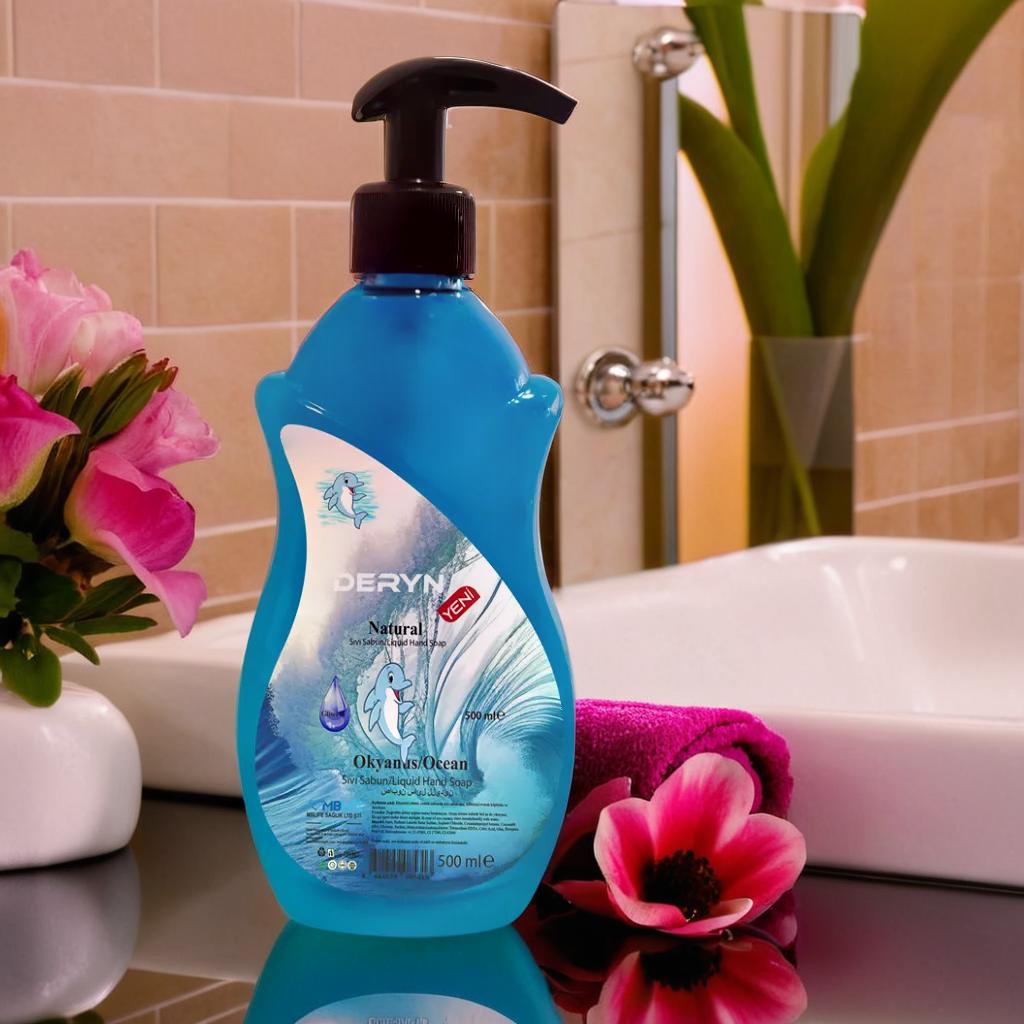 Deryn Okyanus Kokulu 500 ml Sıvı El Sabunu - Temiz ve Taze Okyanus Esintisi
